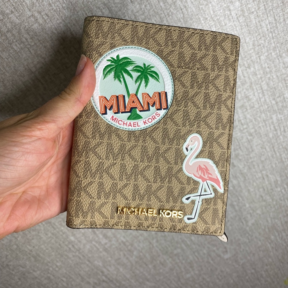 Michael kors passport case + wallet